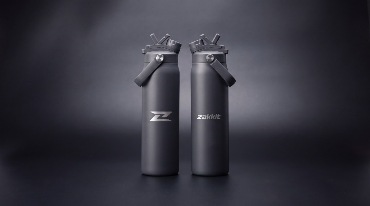 Zakkit THIRST Insulated Water Bottle - Gray